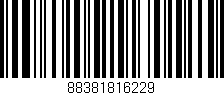 Código de barras (EAN, GTIN, SKU, ISBN): '88381816229'