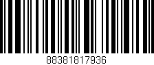 Código de barras (EAN, GTIN, SKU, ISBN): '88381817936'