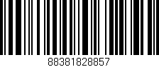 Código de barras (EAN, GTIN, SKU, ISBN): '88381828857'