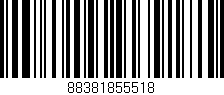 Código de barras (EAN, GTIN, SKU, ISBN): '88381855518'