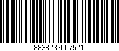 Código de barras (EAN, GTIN, SKU, ISBN): '8838233667521'