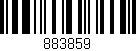 Código de barras (EAN, GTIN, SKU, ISBN): '883859'