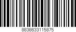 Código de barras (EAN, GTIN, SKU, ISBN): '8838633115875'