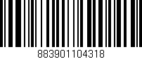 Código de barras (EAN, GTIN, SKU, ISBN): '883901104318'