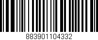 Código de barras (EAN, GTIN, SKU, ISBN): '883901104332'