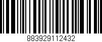 Código de barras (EAN, GTIN, SKU, ISBN): '883929112432'