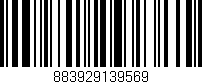 Código de barras (EAN, GTIN, SKU, ISBN): '883929139569'