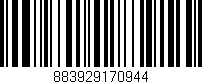 Código de barras (EAN, GTIN, SKU, ISBN): '883929170944'