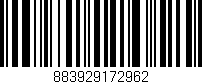 Código de barras (EAN, GTIN, SKU, ISBN): '883929172962'