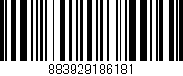 Código de barras (EAN, GTIN, SKU, ISBN): '883929186181'