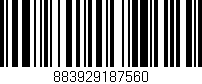 Código de barras (EAN, GTIN, SKU, ISBN): '883929187560'