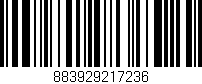 Código de barras (EAN, GTIN, SKU, ISBN): '883929217236'