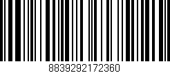 Código de barras (EAN, GTIN, SKU, ISBN): '8839292172360'