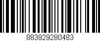 Código de barras (EAN, GTIN, SKU, ISBN): '883929280483'