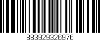 Código de barras (EAN, GTIN, SKU, ISBN): '883929326976'