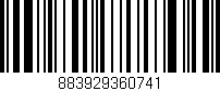 Código de barras (EAN, GTIN, SKU, ISBN): '883929360741'