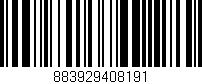 Código de barras (EAN, GTIN, SKU, ISBN): '883929408191'