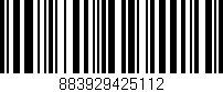 Código de barras (EAN, GTIN, SKU, ISBN): '883929425112'
