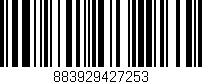 Código de barras (EAN, GTIN, SKU, ISBN): '883929427253'
