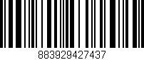 Código de barras (EAN, GTIN, SKU, ISBN): '883929427437'