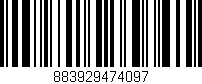 Código de barras (EAN, GTIN, SKU, ISBN): '883929474097'