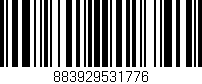 Código de barras (EAN, GTIN, SKU, ISBN): '883929531776'