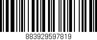 Código de barras (EAN, GTIN, SKU, ISBN): '883929597819'