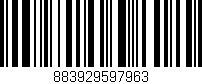 Código de barras (EAN, GTIN, SKU, ISBN): '883929597963'