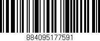 Código de barras (EAN, GTIN, SKU, ISBN): '884095177591'