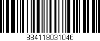 Código de barras (EAN, GTIN, SKU, ISBN): '884118031046'