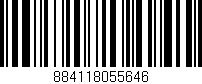 Código de barras (EAN, GTIN, SKU, ISBN): '884118055646'