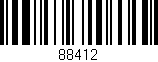Código de barras (EAN, GTIN, SKU, ISBN): '88412'
