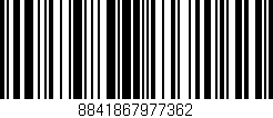 Código de barras (EAN, GTIN, SKU, ISBN): '8841867977362'