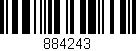 Código de barras (EAN, GTIN, SKU, ISBN): '884243'