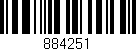 Código de barras (EAN, GTIN, SKU, ISBN): '884251'