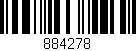 Código de barras (EAN, GTIN, SKU, ISBN): '884278'