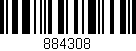 Código de barras (EAN, GTIN, SKU, ISBN): '884308'