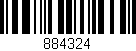 Código de barras (EAN, GTIN, SKU, ISBN): '884324'