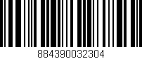 Código de barras (EAN, GTIN, SKU, ISBN): '884390032304'
