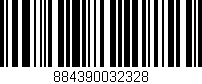 Código de barras (EAN, GTIN, SKU, ISBN): '884390032328'