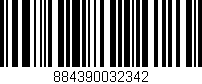 Código de barras (EAN, GTIN, SKU, ISBN): '884390032342'