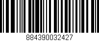 Código de barras (EAN, GTIN, SKU, ISBN): '884390032427'