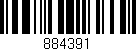 Código de barras (EAN, GTIN, SKU, ISBN): '884391'