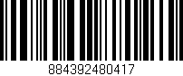Código de barras (EAN, GTIN, SKU, ISBN): '884392480417'