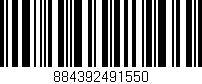 Código de barras (EAN, GTIN, SKU, ISBN): '884392491550'