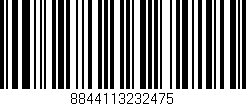 Código de barras (EAN, GTIN, SKU, ISBN): '8844113232475'