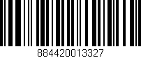 Código de barras (EAN, GTIN, SKU, ISBN): '884420013327'
