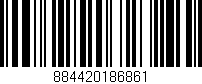 Código de barras (EAN, GTIN, SKU, ISBN): '884420186861'