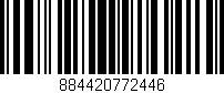 Código de barras (EAN, GTIN, SKU, ISBN): '884420772446'