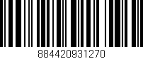 Código de barras (EAN, GTIN, SKU, ISBN): '884420931270'